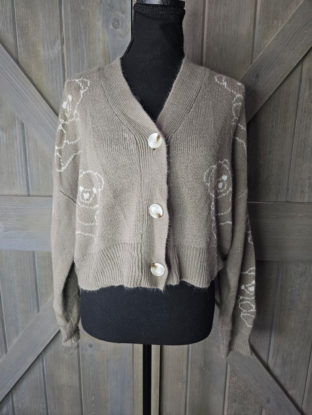 Rue 21 Teddy Bear Cardigan sz Medium